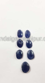 Blue Sapphire Rose Cut Slices